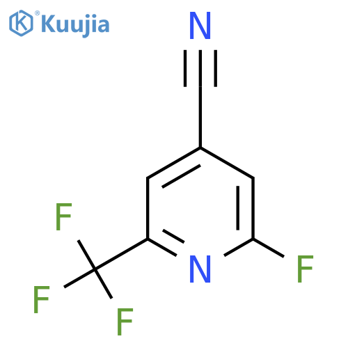 2-Fluoro-6-(trifluoromethyl)isonicotinonitrile structure