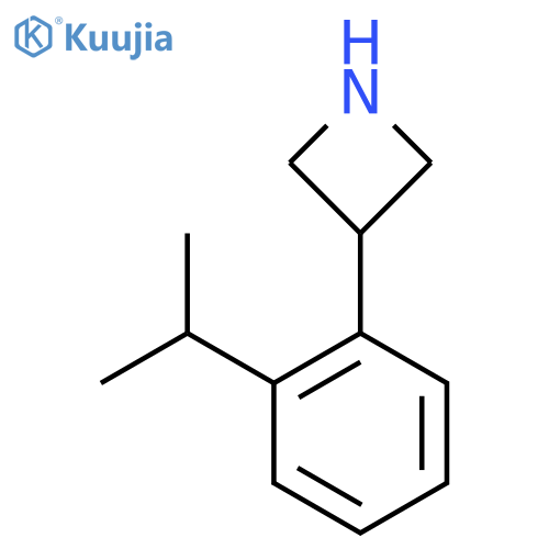 3-2-(propan-2-yl)phenylazetidine structure