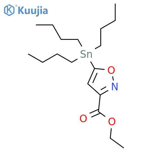 Ethyl 5-(Tributylstannyl)isoxazole-3-carboxylate structure