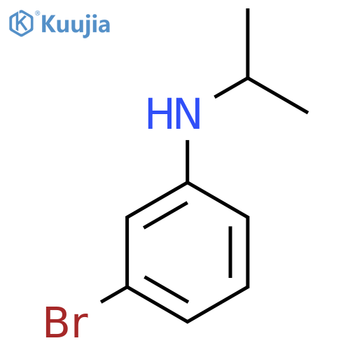 3-bromo-N-(propan-2-yl)aniline structure