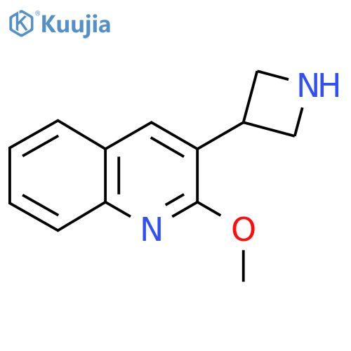 3-(Azetidin-3-yl)-2-methoxyquinoline structure