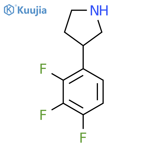 3-(2,3,4-Trifluorophenyl)pyrrolidine structure