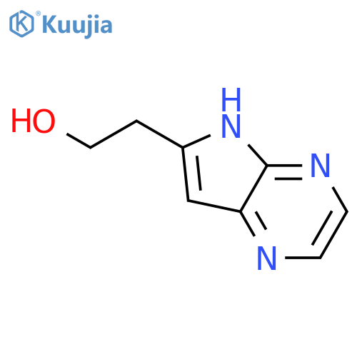2-(5H-Pyrrolo[2,3-b]pyrazin-6-yl)ethanol structure