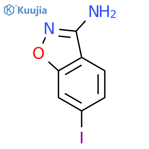 6-Iodo-benzodisoxazol-3-ylamine structure