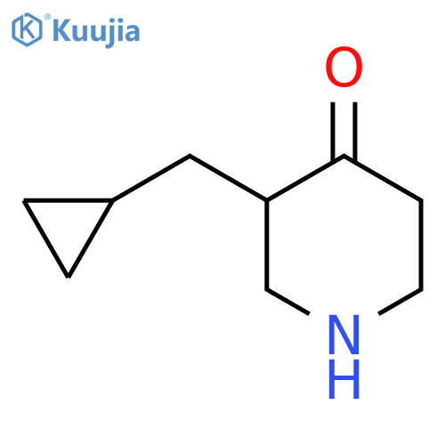 3-(Cyclopropylmethyl)piperidin-4-one structure
