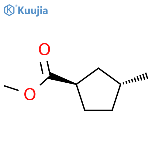 rac-methyl (1R,3R)-3-methylcyclopentane-1-carboxylate, trans structure