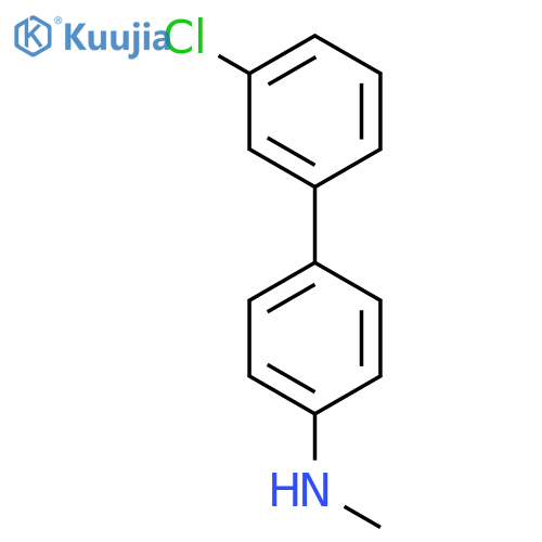 4-(3-Chlorophenyl)-N-methylaniline structure