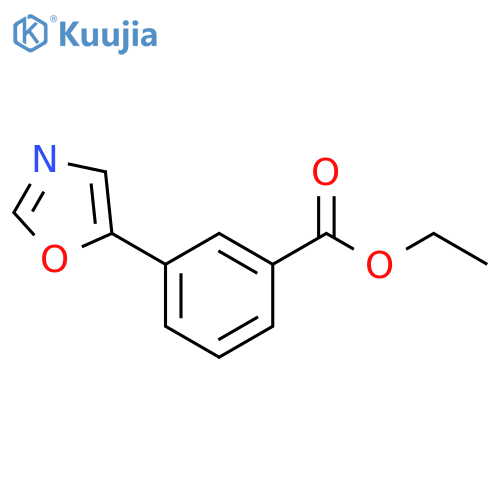 Ethyl 3-(5-Oxazolyl)Benzoate structure