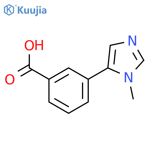3-(1-Methyl-5-imidazolyl)benzoic acid structure