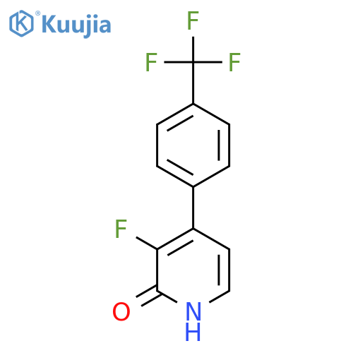 3-Fluoro-2-hydroxy-4-(4-(trifluoromethyl)phenyl)pyridine structure