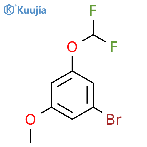3-Bromo-5-(difluoromethoxy)anisole structure