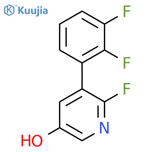 3-(2,3-Difluorophenyl)-2-fluoro-5-hydroxypyridine structure