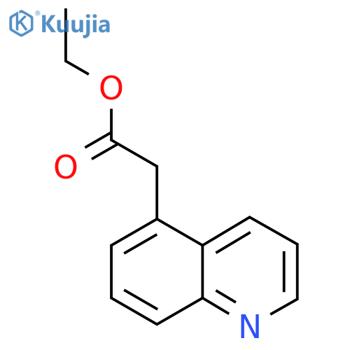 Ethyl 2-(quinolin-5-yl)acetate structure