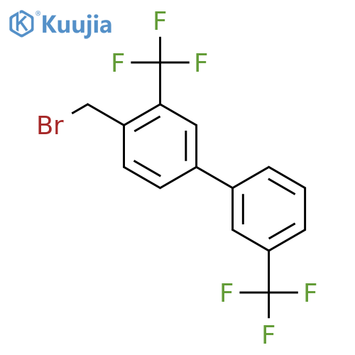 3,3'-Bis(trifluoromethyl)-4-bromomethylbiphenyl structure