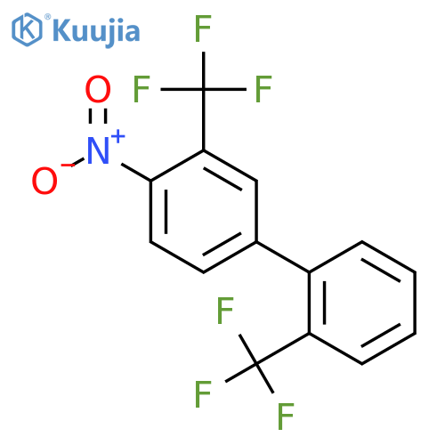 3,2'-Bis(trifluoromethyl)-4-nitrobiphenyl structure