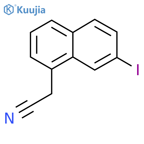 7-Iodonaphthalene-1-acetonitrile structure