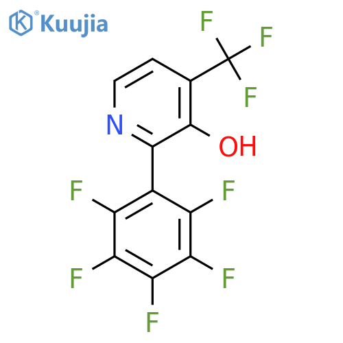 3-Hydroxy-2-(perfluorophenyl)-4-(trifluoromethyl)pyridine structure