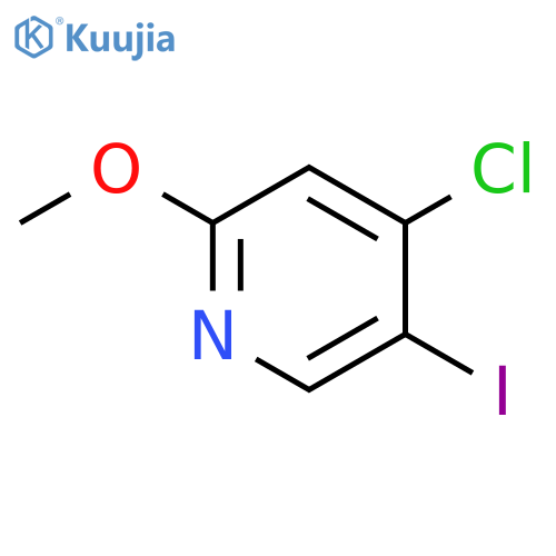 4-Chloro-5-iodo-2-methoxypyridine structure