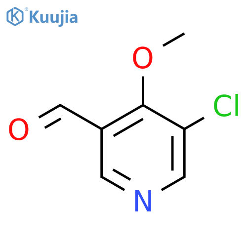 5-Chloro-4-methoxypyridine-3-carboxaldehyde structure