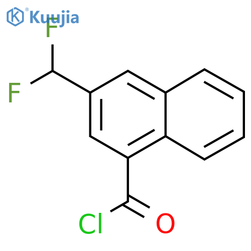 2-(Difluoromethyl)naphthalene-4-carbonyl chloride structure