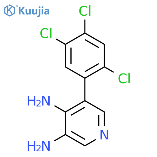 3,4-Diamino-5-(2,4,5-trichlorophenyl)pyridine structure