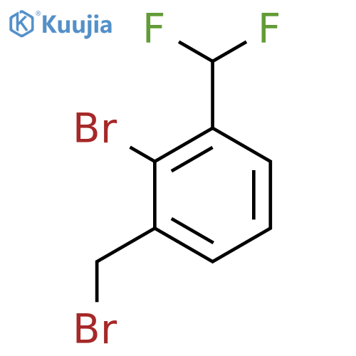2-Bromo-3-(difluoromethyl)benzyl bromide structure