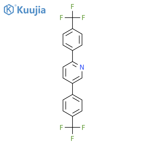 2,5-Bis(4-(trifluoromethyl)phenyl)pyridine structure