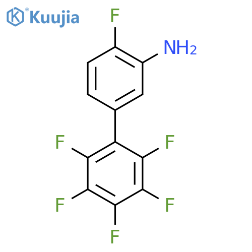 4,2',3',4',5',6'-Hexafluorobiphenyl-3-ylamine structure