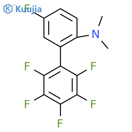 (5,2',3',4',5',6'-Hexafluorobiphenyl-2-yl)-dimethyl-amine structure