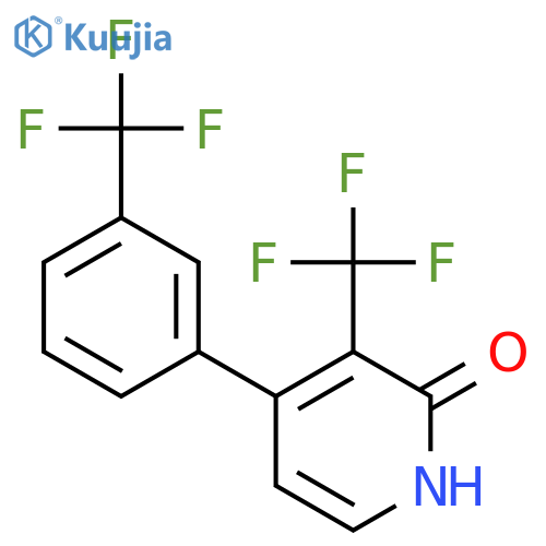 2-Hydroxy-3-(trifluoromethyl)-4-(3-(trifluoromethyl)phenyl)pyridine structure