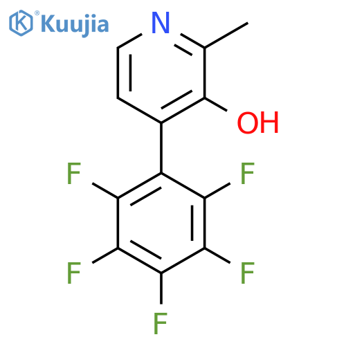 3-Hydroxy-2-methyl-4-(perfluorophenyl)pyridine structure