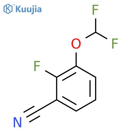 3-(Difluoromethoxy)-2-fluorobenzonitrile structure