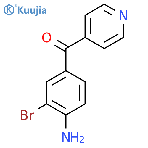 4-(4-Amino-3-bromobenzoyl)pyridine structure