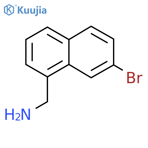 1-(Aminomethyl)-7-bromonaphthalene structure