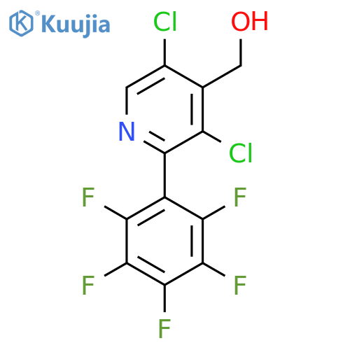 3,5-Dichloro-2-(perfluorophenyl)pyridine-4-methanol structure