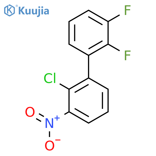 2'-Chloro-2,3-difluoro-3'-nitrobiphenyl structure
