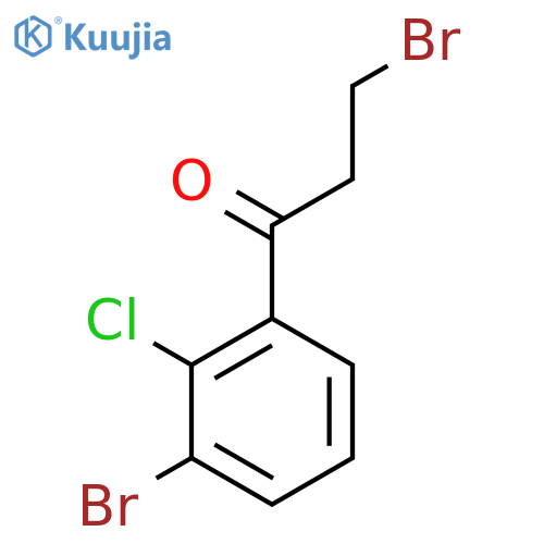 2'-Chloro-3,3'-dibromopropiophenone structure