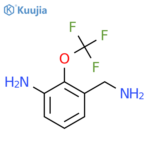 3-Amino-2-(trifluoromethoxy)benzylamine structure