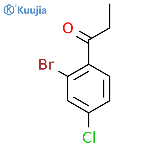 1-(2-Bromo-4-chlorophenyl)propan-1-one structure