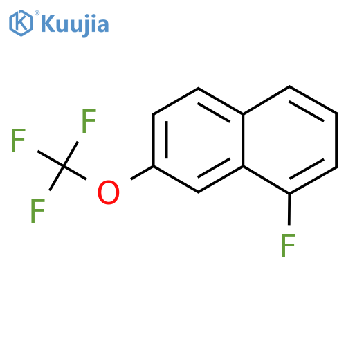 8-Fluoro-2-(trifluoromethoxy)naphthalene structure