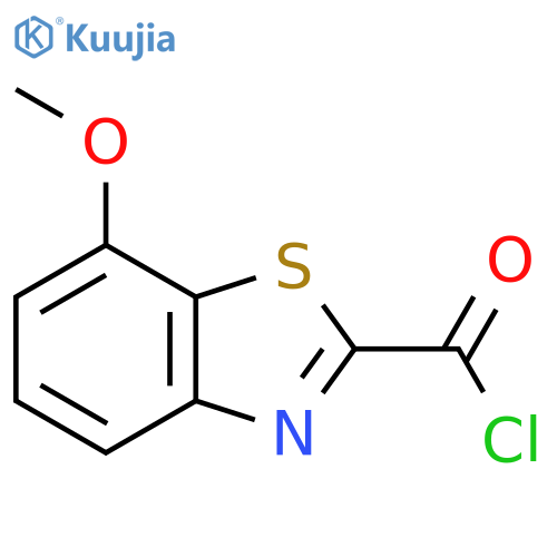 2-Benzothiazolecarbonyl chloride, 7-methoxy- structure
