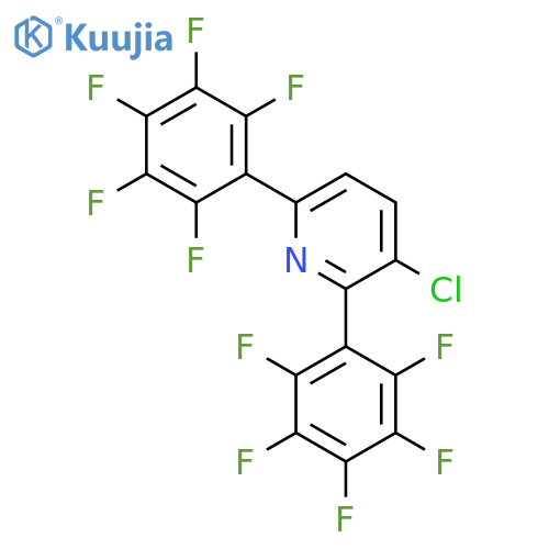 2,6-Bis(perfluorophenyl)-3-chloropyridine structure