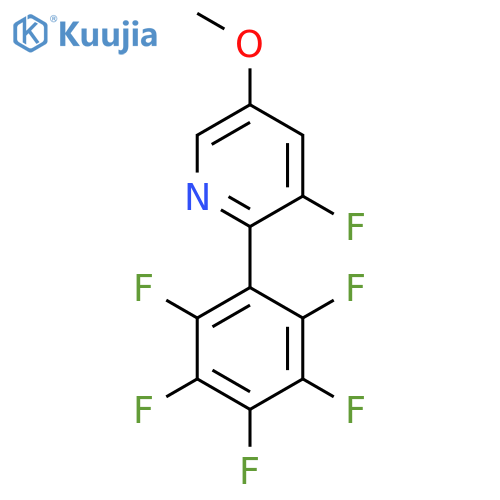 3-Fluoro-5-methoxy-2-(perfluorophenyl)pyridine structure