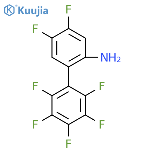 4,5,2',3',4',5',6'-Heptafluorobiphenyl-2-ylamine structure