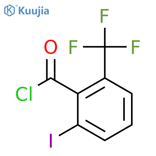 2-Iodo-6-(trifluoromethyl)benzoyl chloride structure