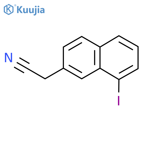 8-Iodonaphthalene-2-acetonitrile structure