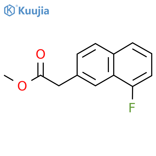 Methyl 8-fluoronaphthalene-2-acetate structure