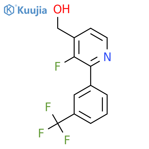 3-Fluoro-2-(3-(trifluoromethyl)phenyl)pyridine-4-methanol structure