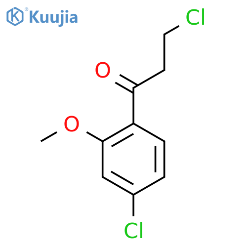 3,4'-Dichloro-2'-methoxypropiophenone structure