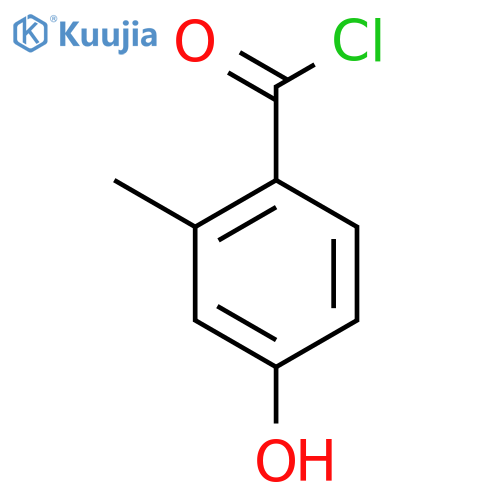 4-Hydroxy-2-methylbenzoyl chloride structure